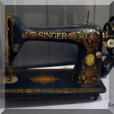 C03. Antique Singer sewing machine - $45 